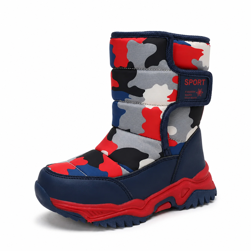 Waterproof Plush-Lined Non-Slip Snow Boots (Kids)