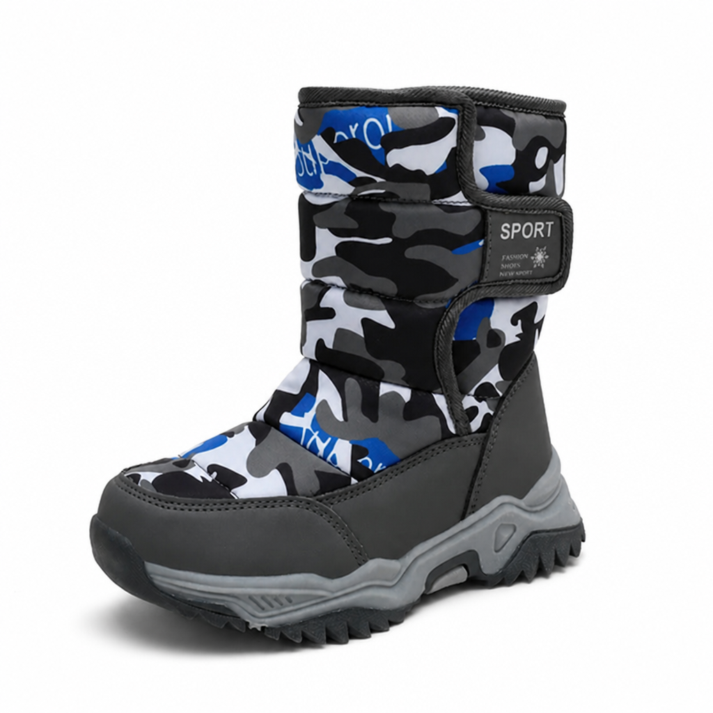 Waterproof Plush-Lined Non-Slip Snow Boots (Kids)