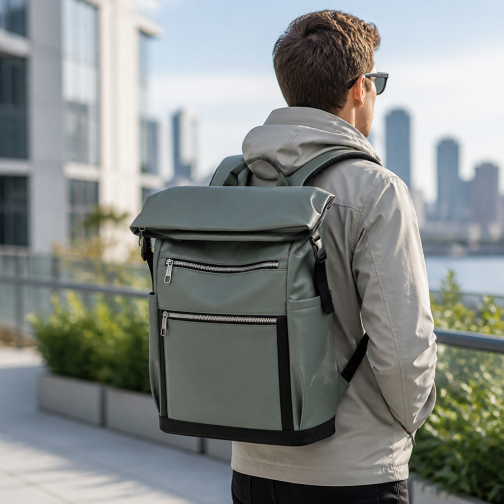 Waterproof Roll-Top Backpack (Ergonomic Straps)