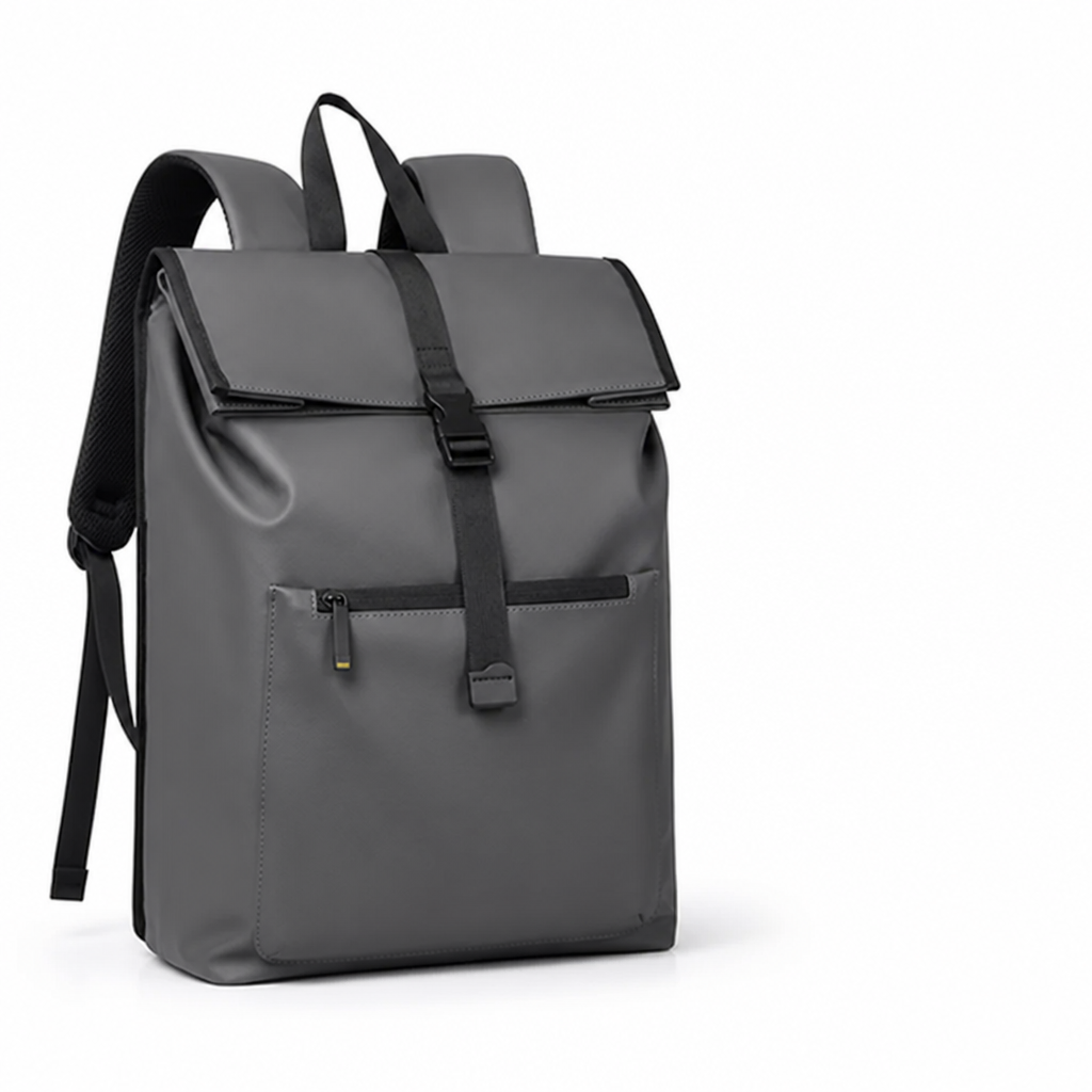 Waterproof Roll-Top Backpack with Padded Straps