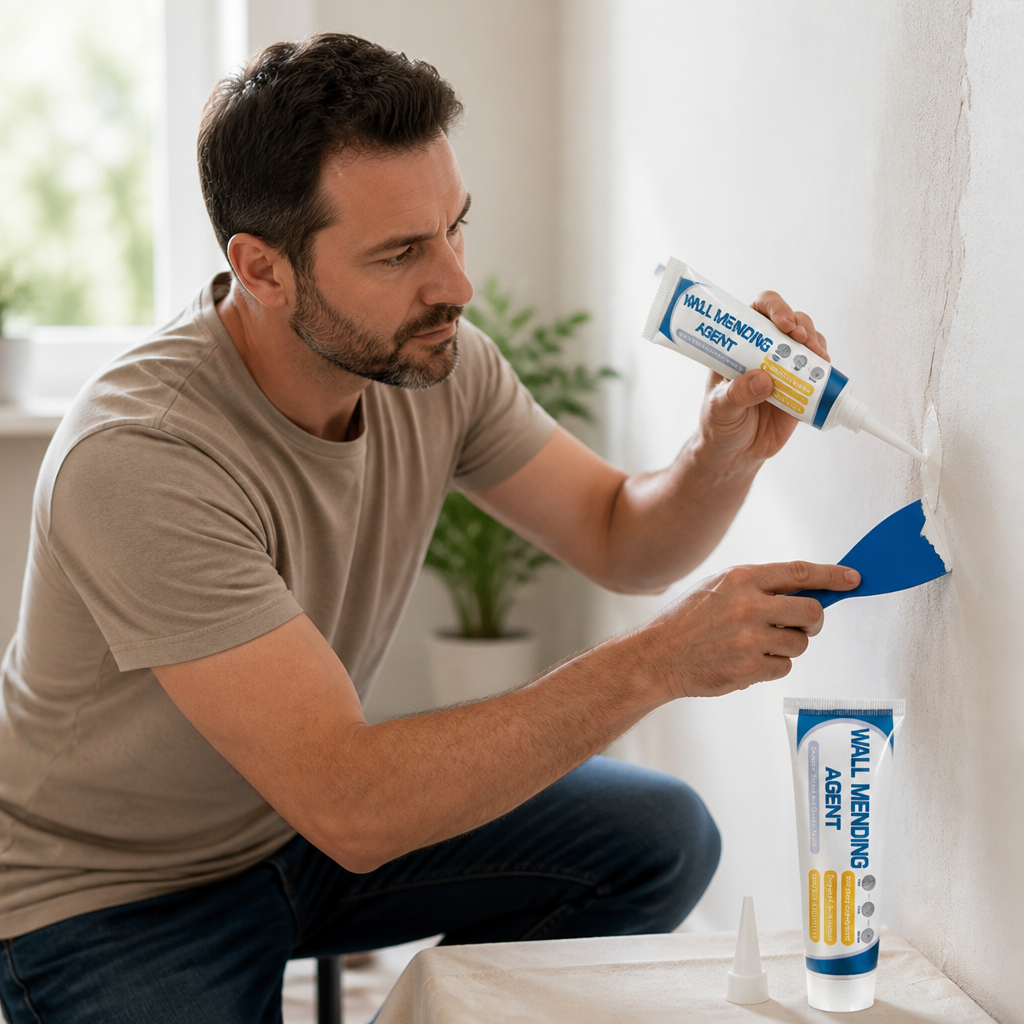 Waterproof Strong Adhesion Wall Repair Paste (Includes Spatula & Nozzle)