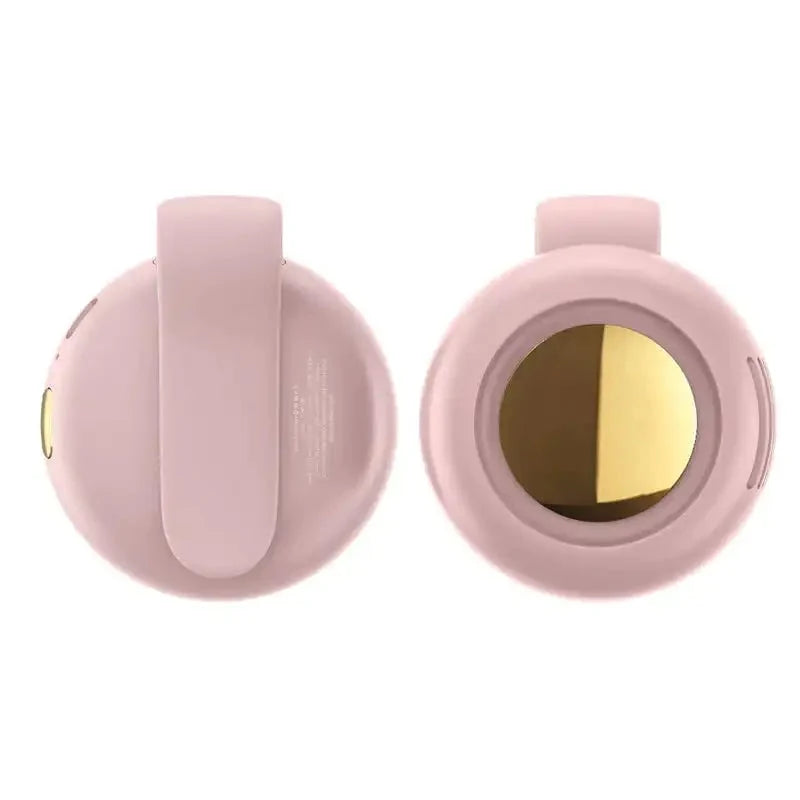 Wearable Clip Fan Bladeless USB Rechargeable 23-Hour Runtime