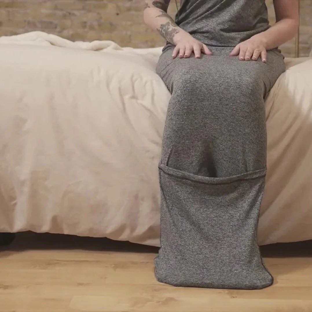 Wearable Swaddle Blanket Breathable Knit & Adjustable Fastenings