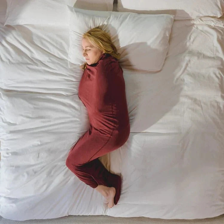 Wearable Swaddle Blanket Breathable Knit & Adjustable Fastenings