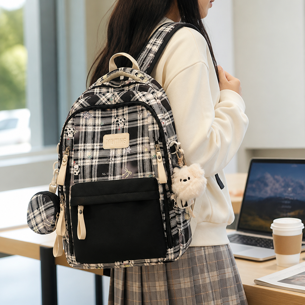 Weather-Resistant Laptop-Friendly School Backpack