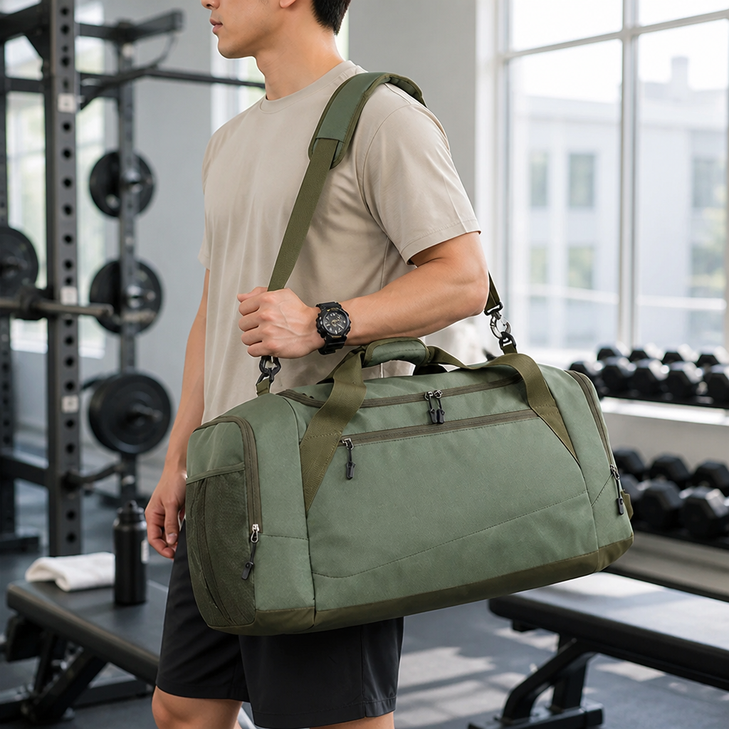 Weather-Resistant Large Capacity Duffel Bag