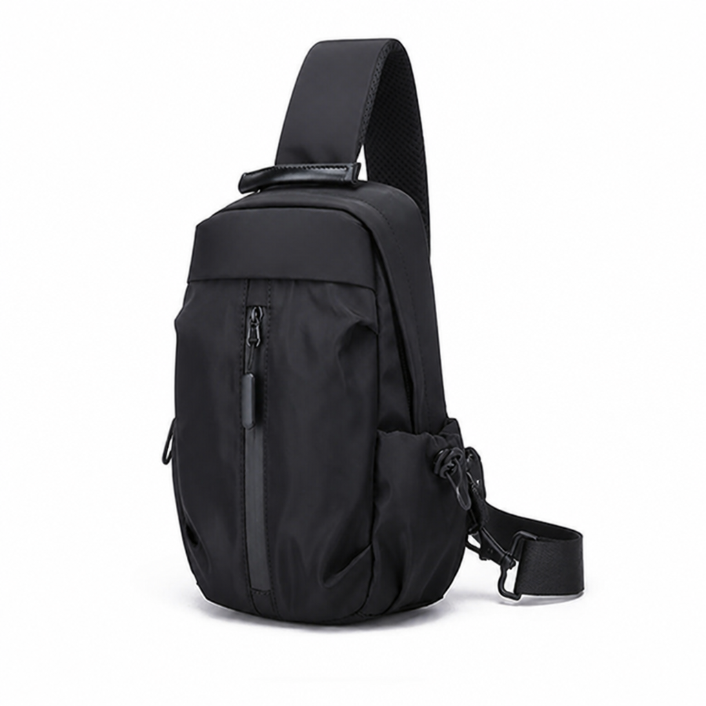 Weather-Resistant Multi-Pocket Crossbody Bag
