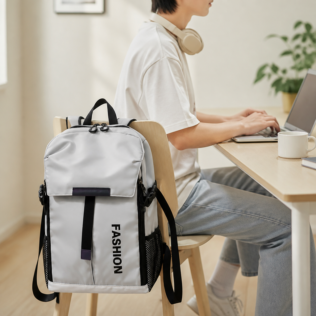 Weather-Resistant Multiple-Pocket Backpack