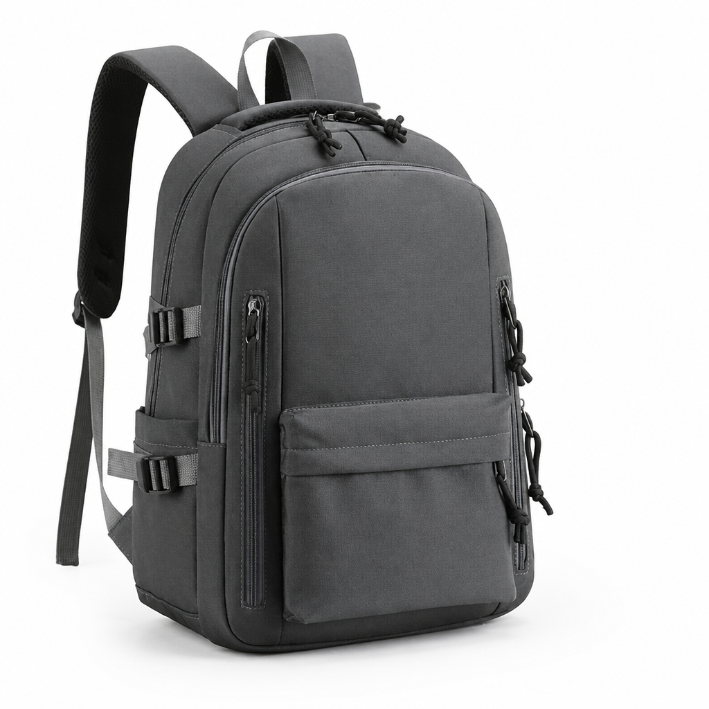 Weather-Resistant Padded Laptop Travel Backpack (Fits 17-Inch)