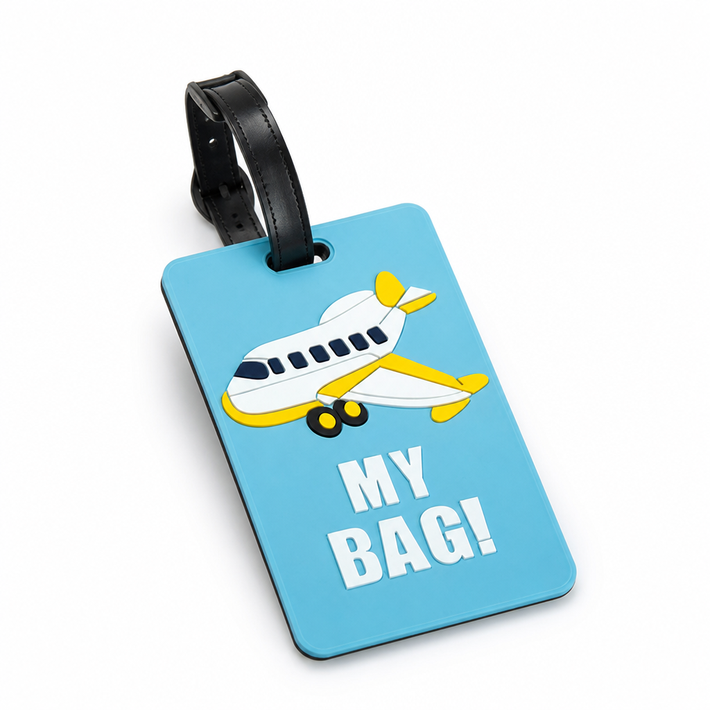 Weather-Resistant & Secure Strap Luggage Tag (Writable ID Card)