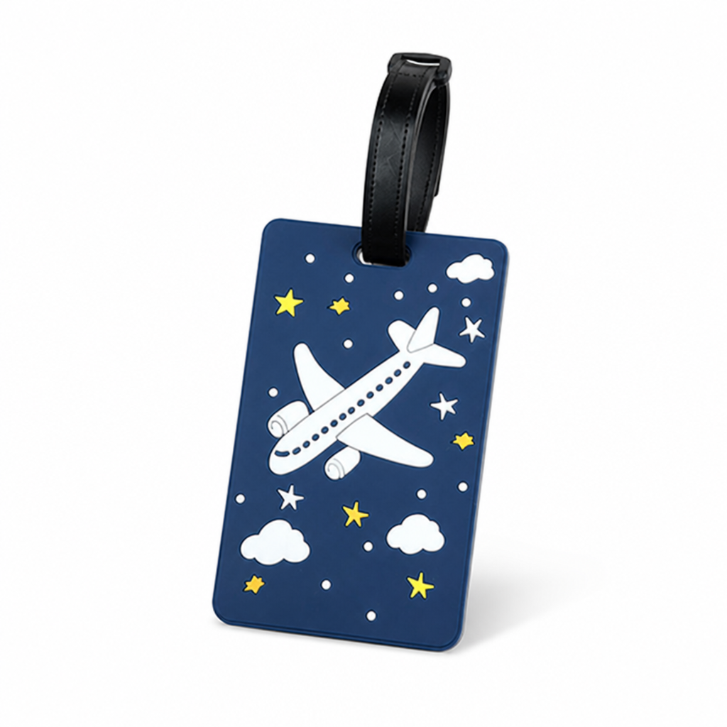 Weather-Resistant & Secure Strap Luggage Tag (Writable ID Card)