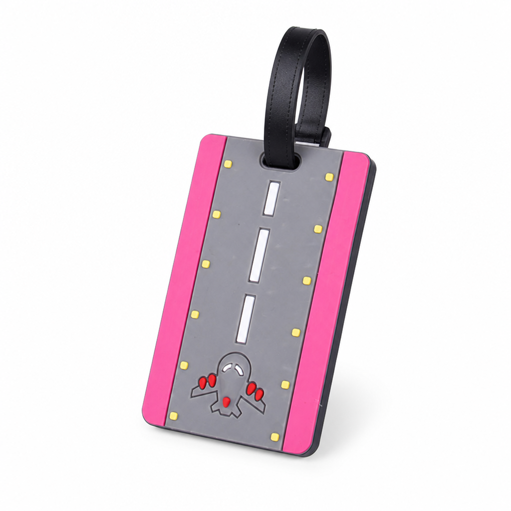 Weather-Resistant Silicone Luggage Tag (Adjustable Strap)