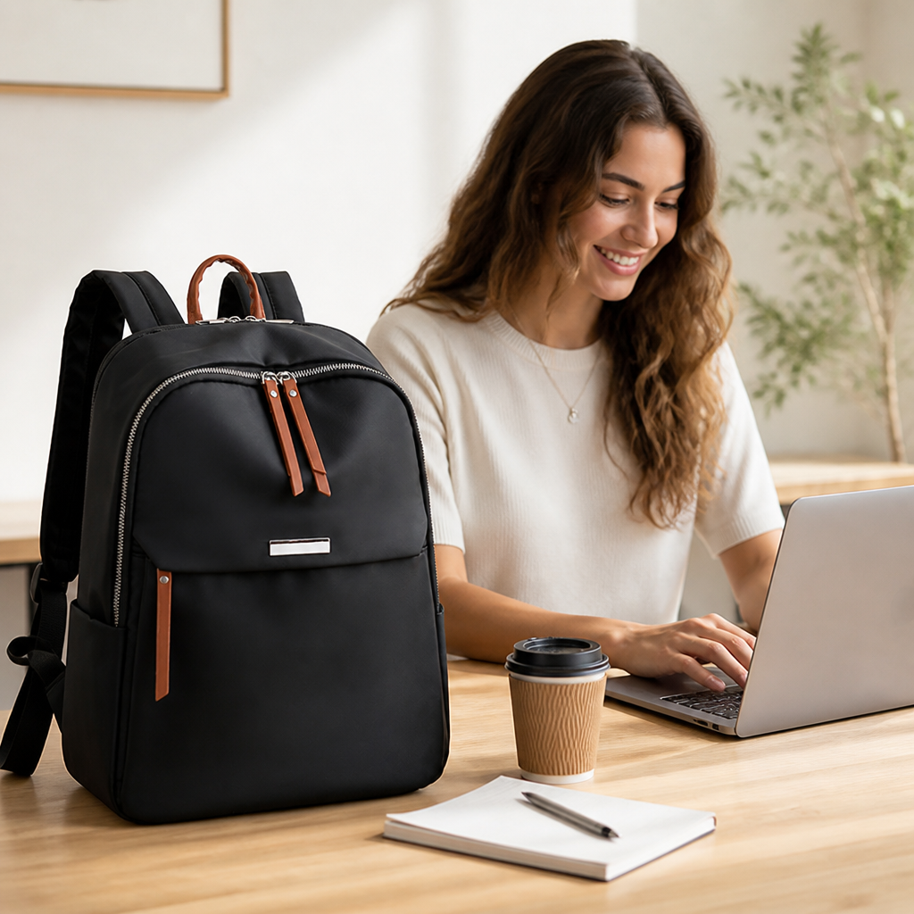 Weather-Resistant Spacious Laptop Backpack