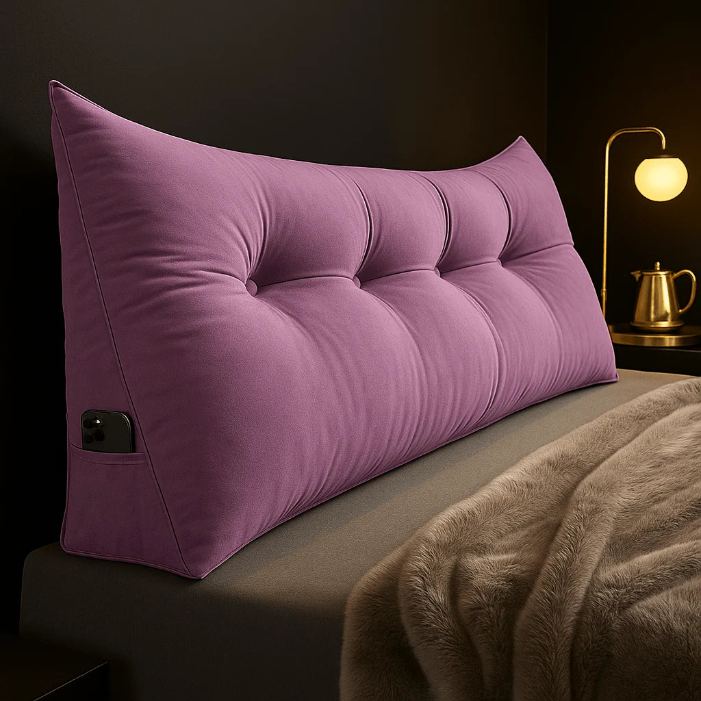 Wedge Pillow Ergonomic Back Support Organic Cotton Cover Three Sizes