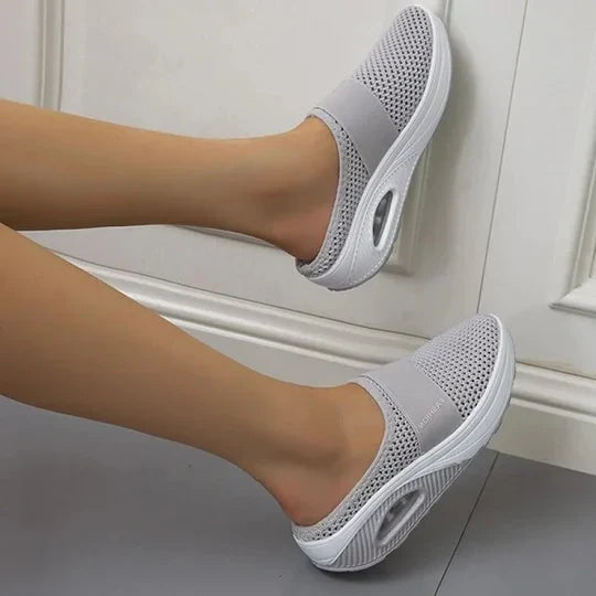 Wedge Sandals Orthopedic Arch Support Breathable Mesh & Non-Slip Sole