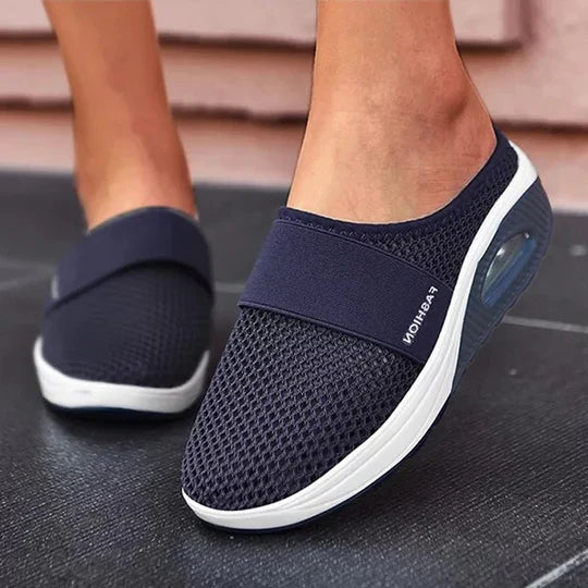 Wedge Sandals Orthopedic Arch Support Breathable Mesh & Non-Slip Sole