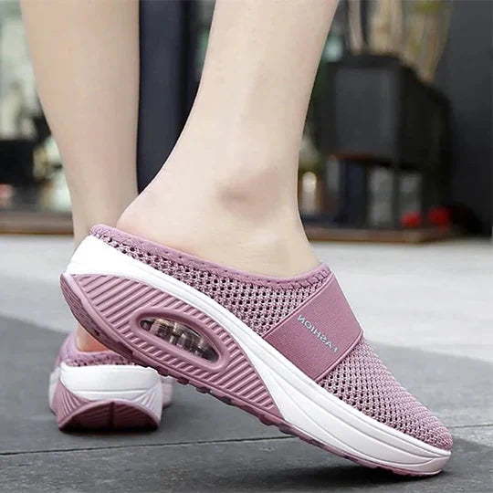 Wedge Sandals Orthopedic Arch Support Breathable Mesh & Non-Slip Sole