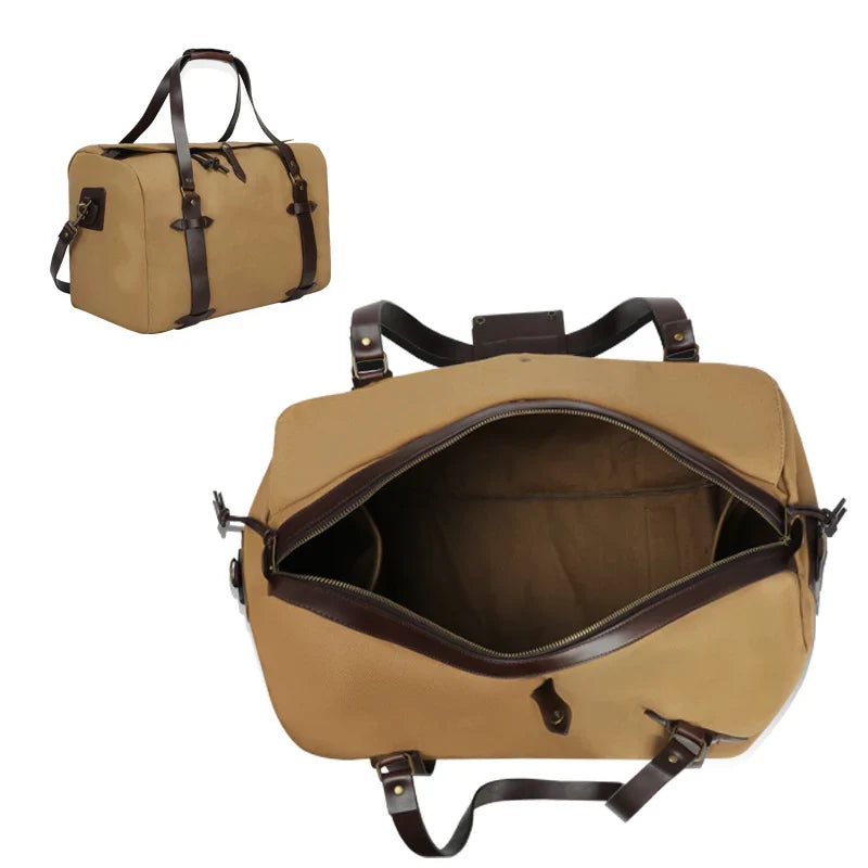 Weekender Bag Spacious Canvas Multiple Pockets