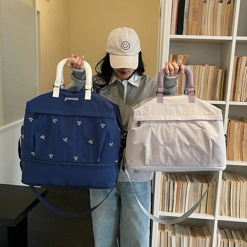 Weekender Bag Water-Resistant Shoe & Wet Pocket