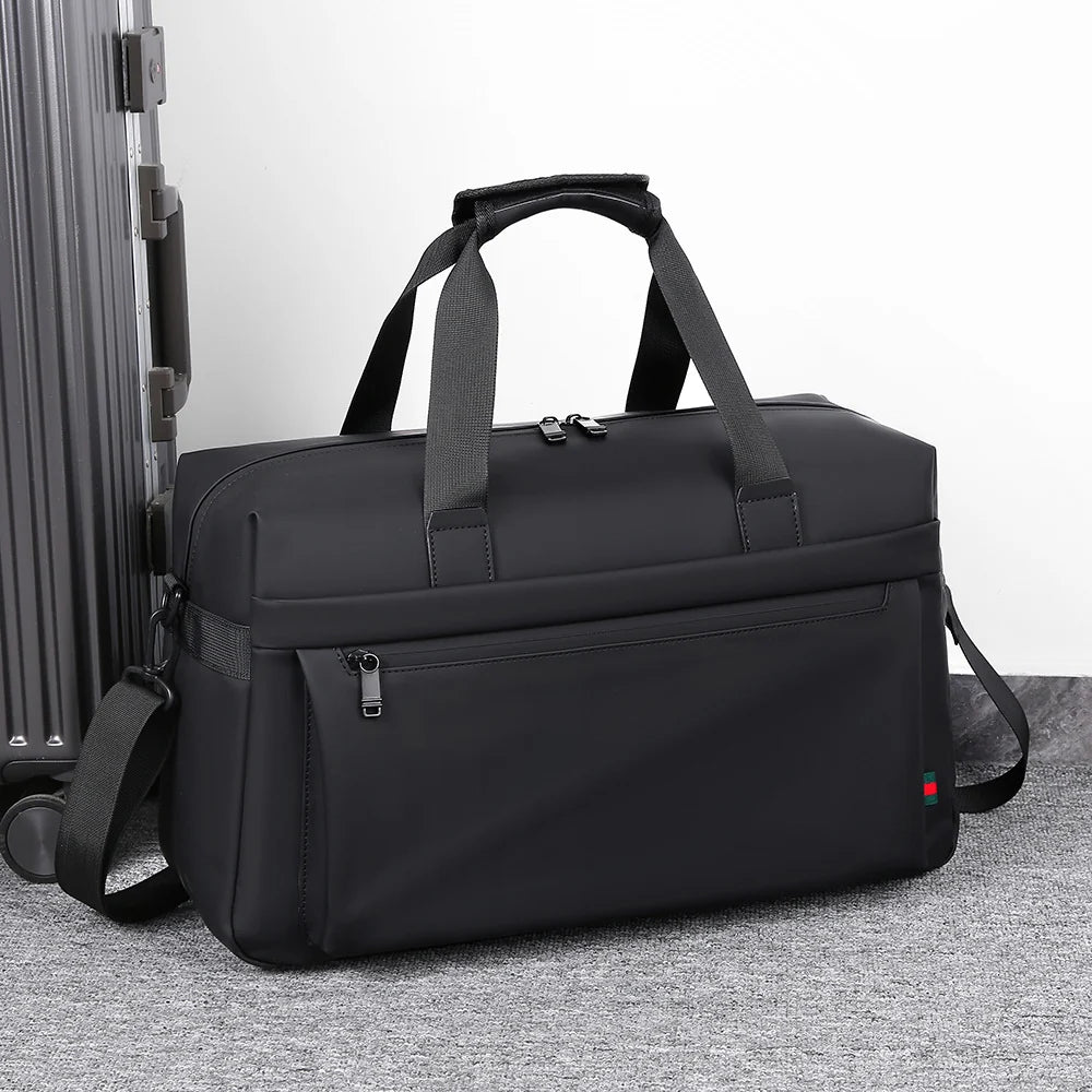 Weekender Bag Weather-Resistant Multiple Pockets Adjustable Strap