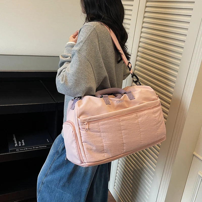 Weekender Duffle Bag Spacious Multi-Pocket Durable Fabric