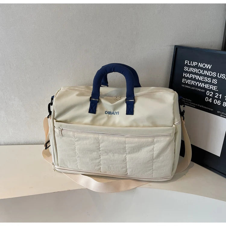 Weekender Duffle Bag Spacious Multi-Pocket Durable Fabric