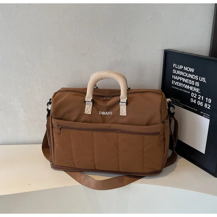 Weekender Duffle Bag Spacious Multi-Pocket Durable Fabric