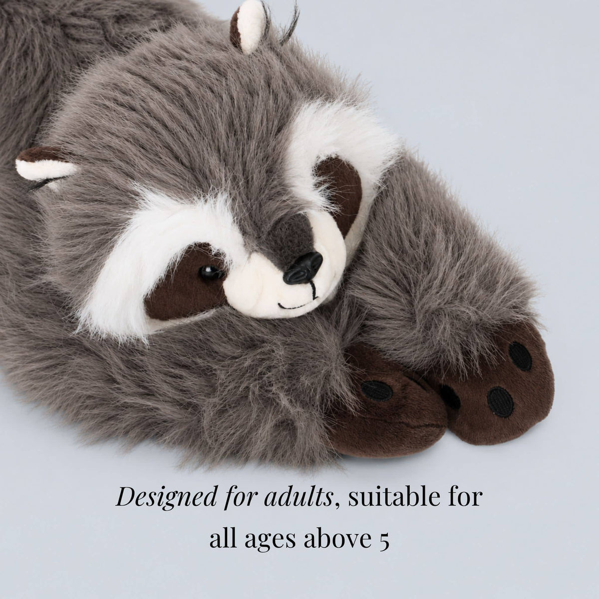 Weighted Raccoon Plush Extra-Long Hugging Arms for Comfort