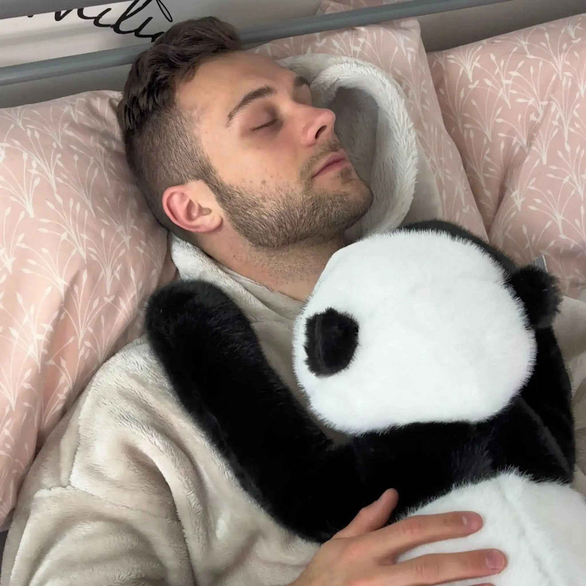 Weighted Stuffed Panda Extra-Long Hugging Arms 2.2 or 5.5 lb