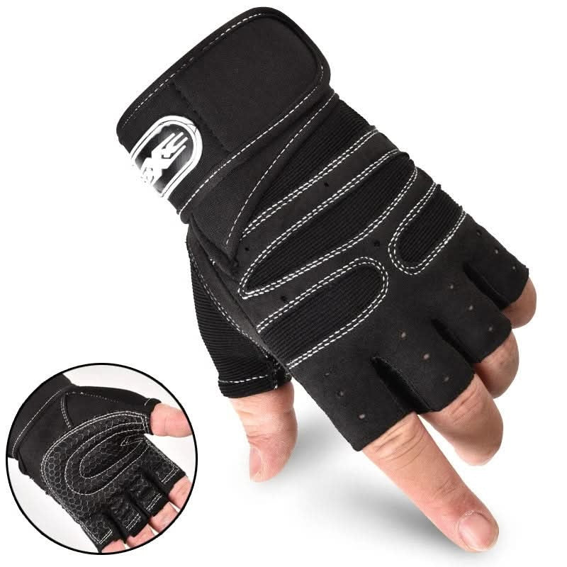 Weightlifting Gloves Wrist Wrap & Padded Palm Breathable Fabric