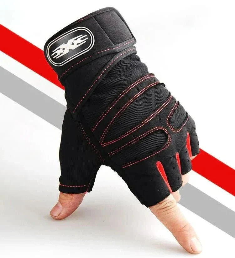 Weightlifting Gloves Wrist Wrap & Padded Palm Breathable Fabric