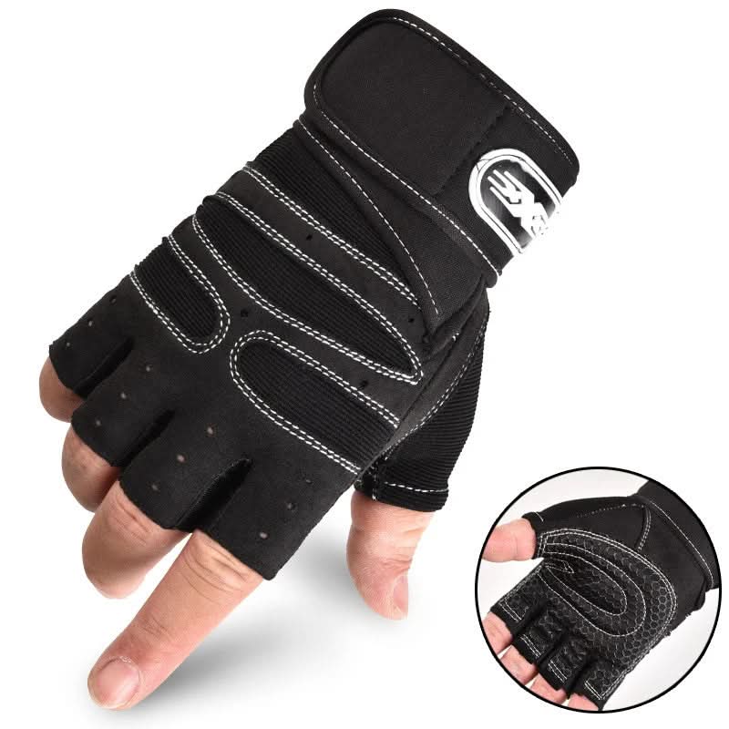 Weightlifting Gloves Wrist Wrap & Padded Palm Breathable Fabric