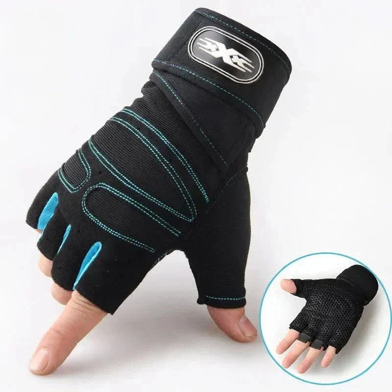 Weightlifting Gloves Wrist Wrap & Padded Palm Breathable Fabric
