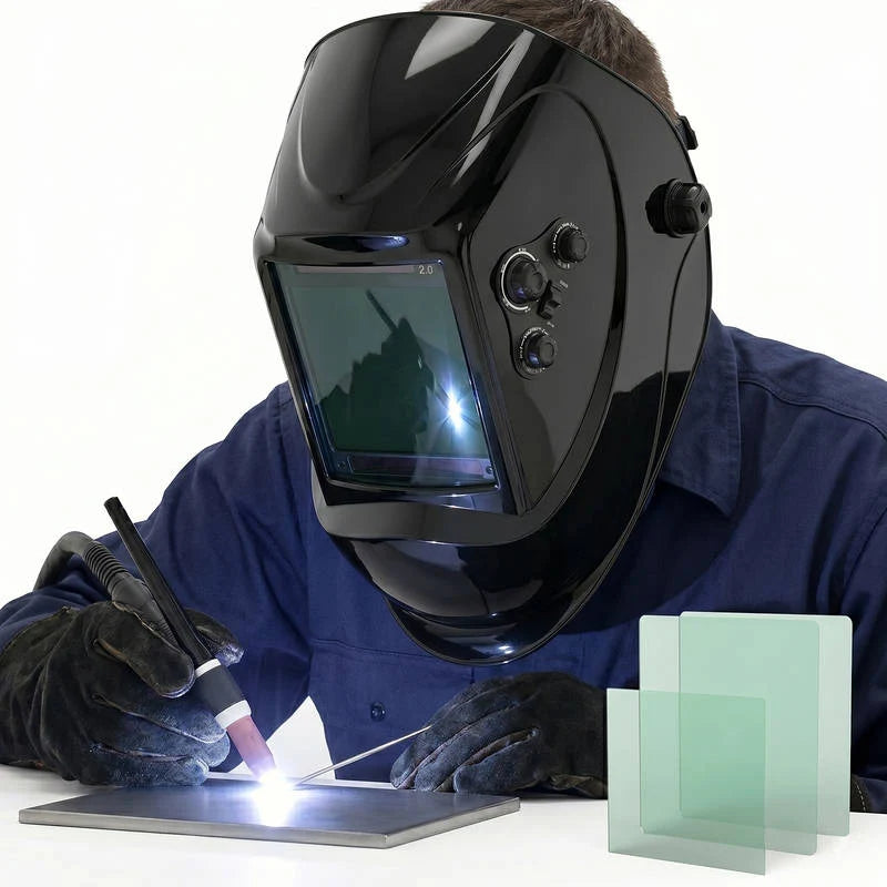 Welding Helmet Auto-Darkening True-Color Large Viewing Area