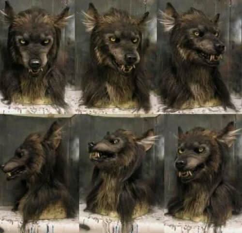 Werewolf Mask Silicone Realistic Synthetic Hair Flexible Fit