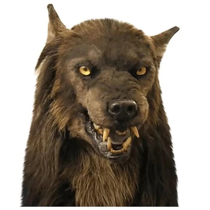 Werewolf Mask Silicone Realistic Synthetic Hair Flexible Fit