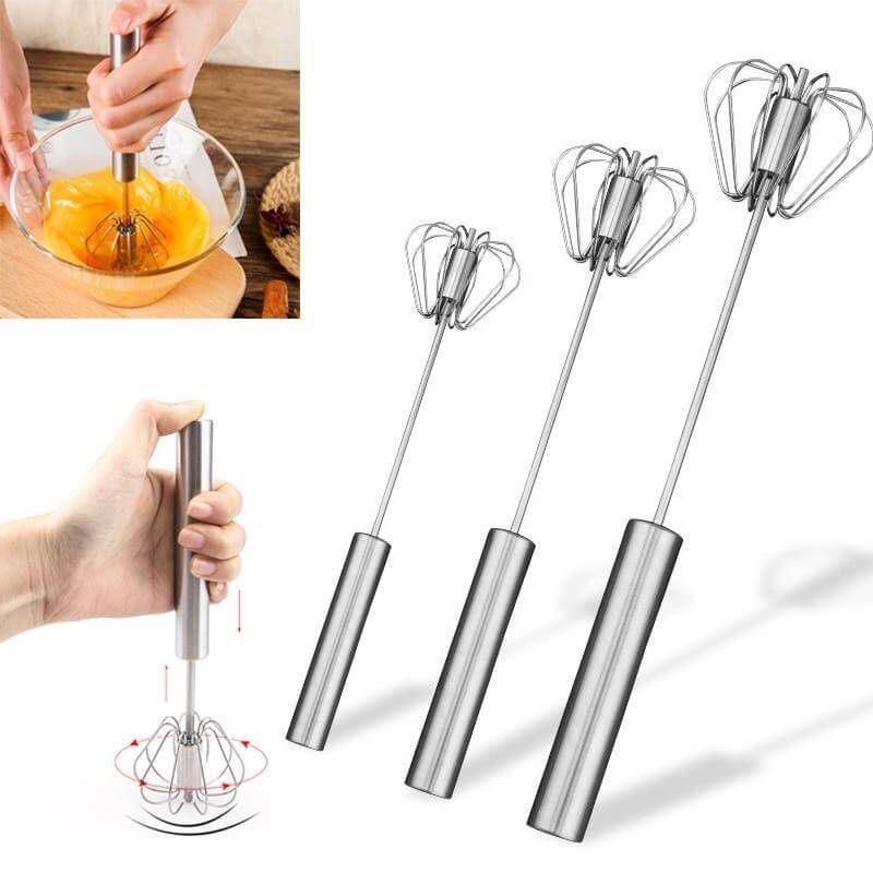 Whisk 430 Stainless Steel Non-Slip Handle, Non-Scratch Wires