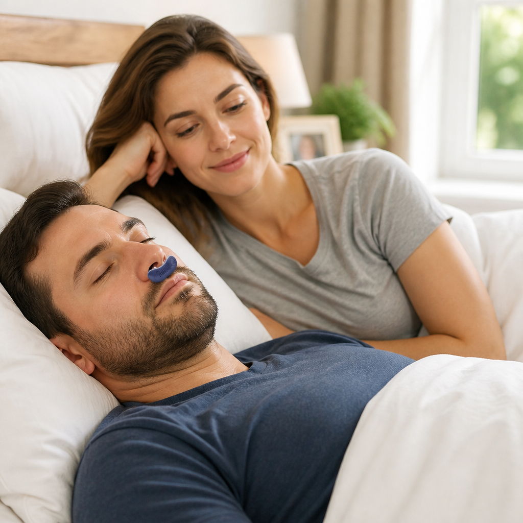 Whisper-Quiet Medical-Grade Silicone Maskless Micro CPAP