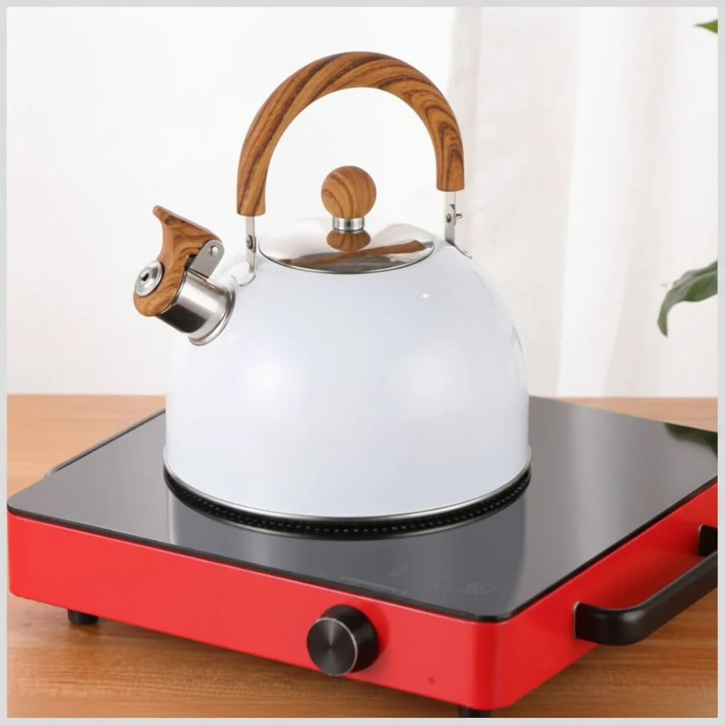 Whistling Kettle Stainless Steel 2.64 Qt All Cooktops