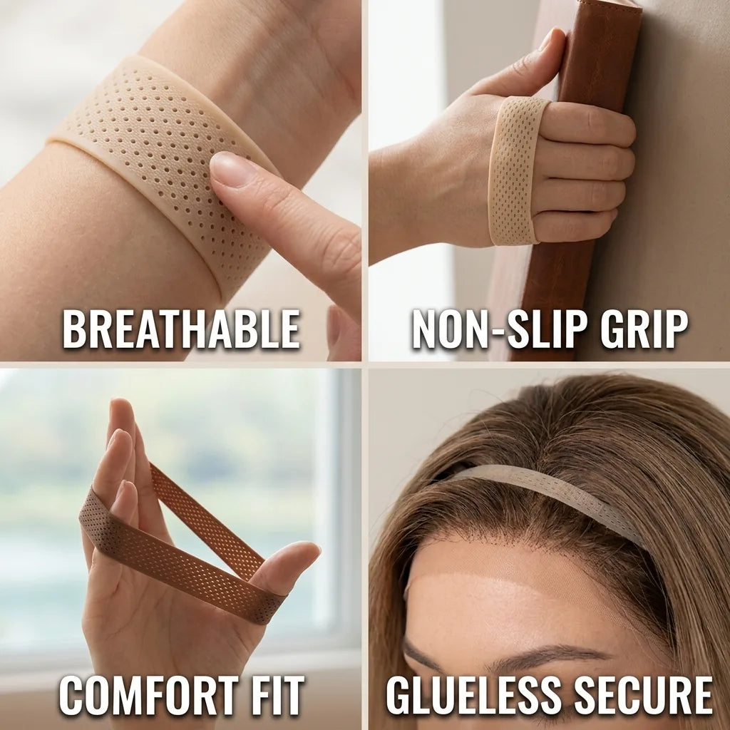Wig Grip Band Double-Sided Silicone Non-Slip