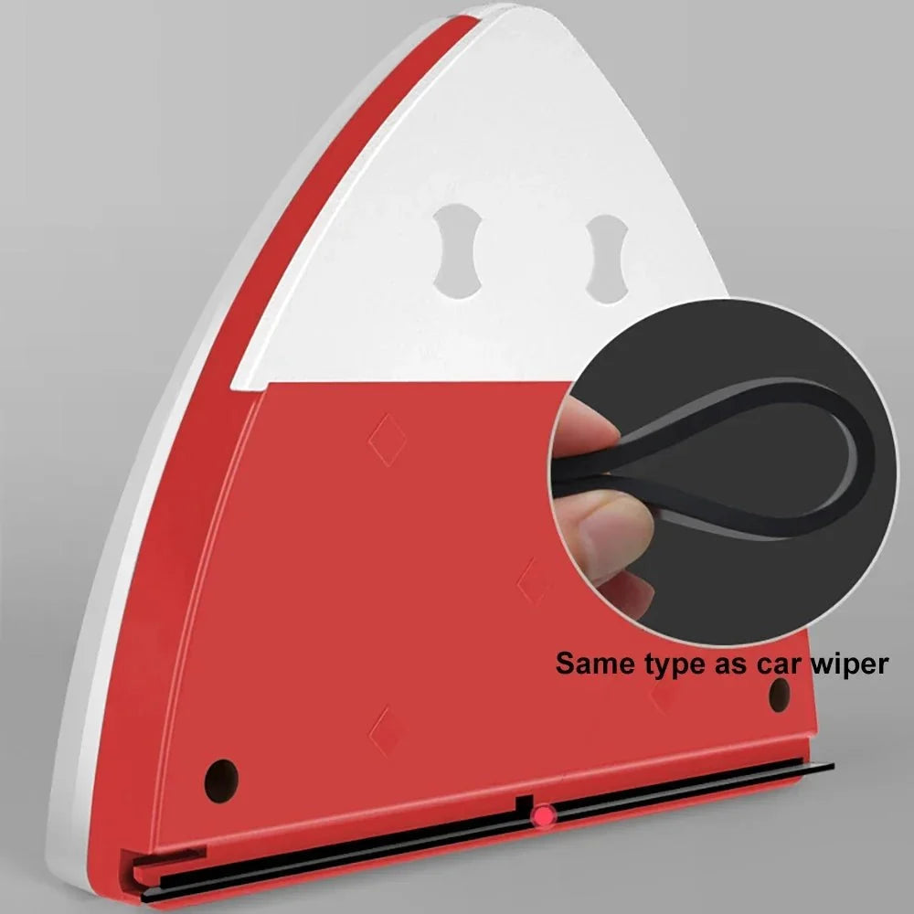 Window Cleaner Magnetic Double-Sided With Water Reservoir & Microfiber Pads