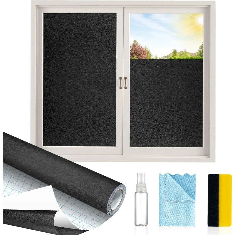 Window Film Mirror Privacy Static-Cling UV & Heat Blocking