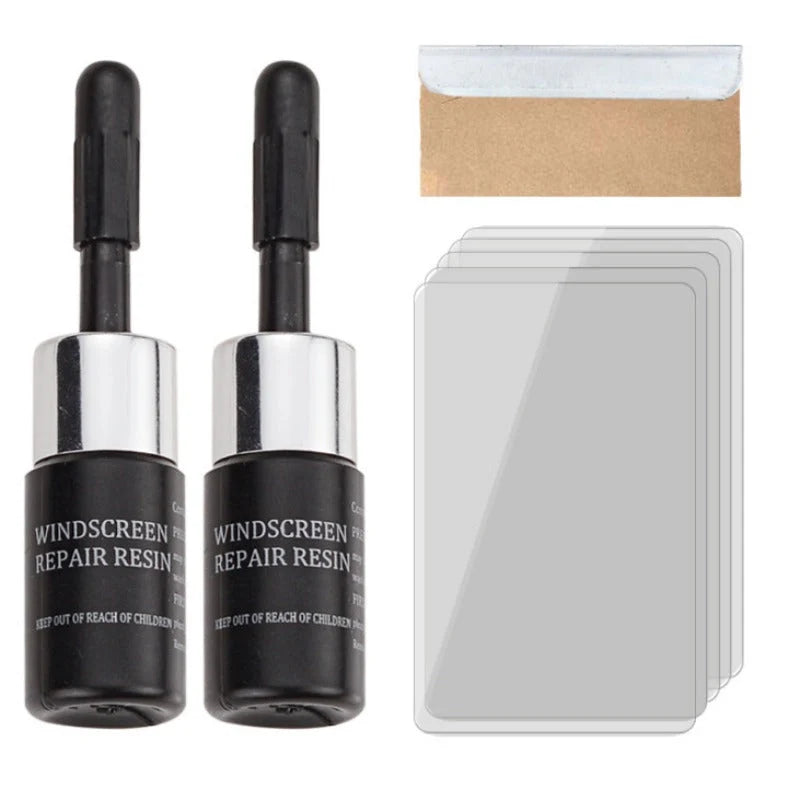 Windshield Repair Kit Sunlight-Curing Resin DIY Repair