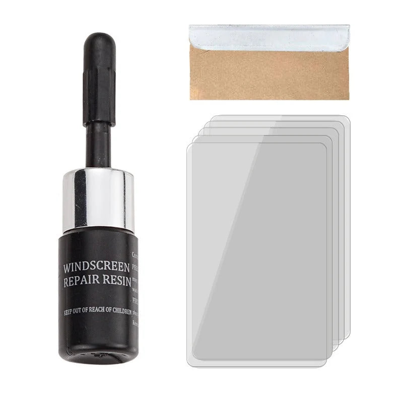 Windshield Repair Kit Sunlight-Curing Resin DIY Repair