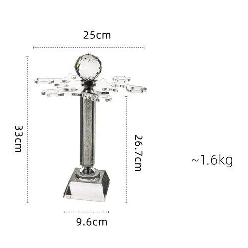 Wine Glass Holder Rotating Crystal Glass Display