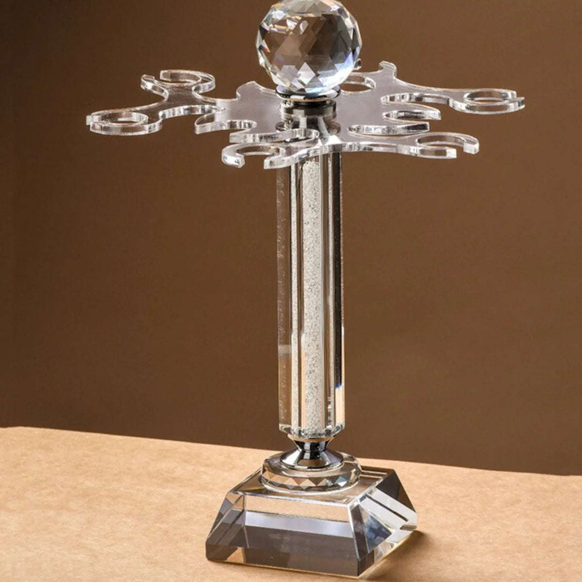 Wine Glass Holder Rotating Crystal Glass Display