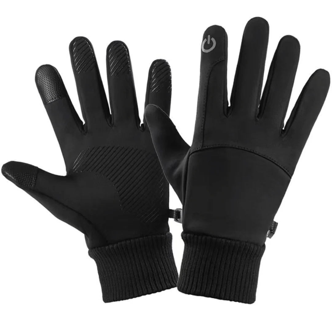 Winter Gloves Touchscreen Fleece-Lined Windproof Water-Repellent