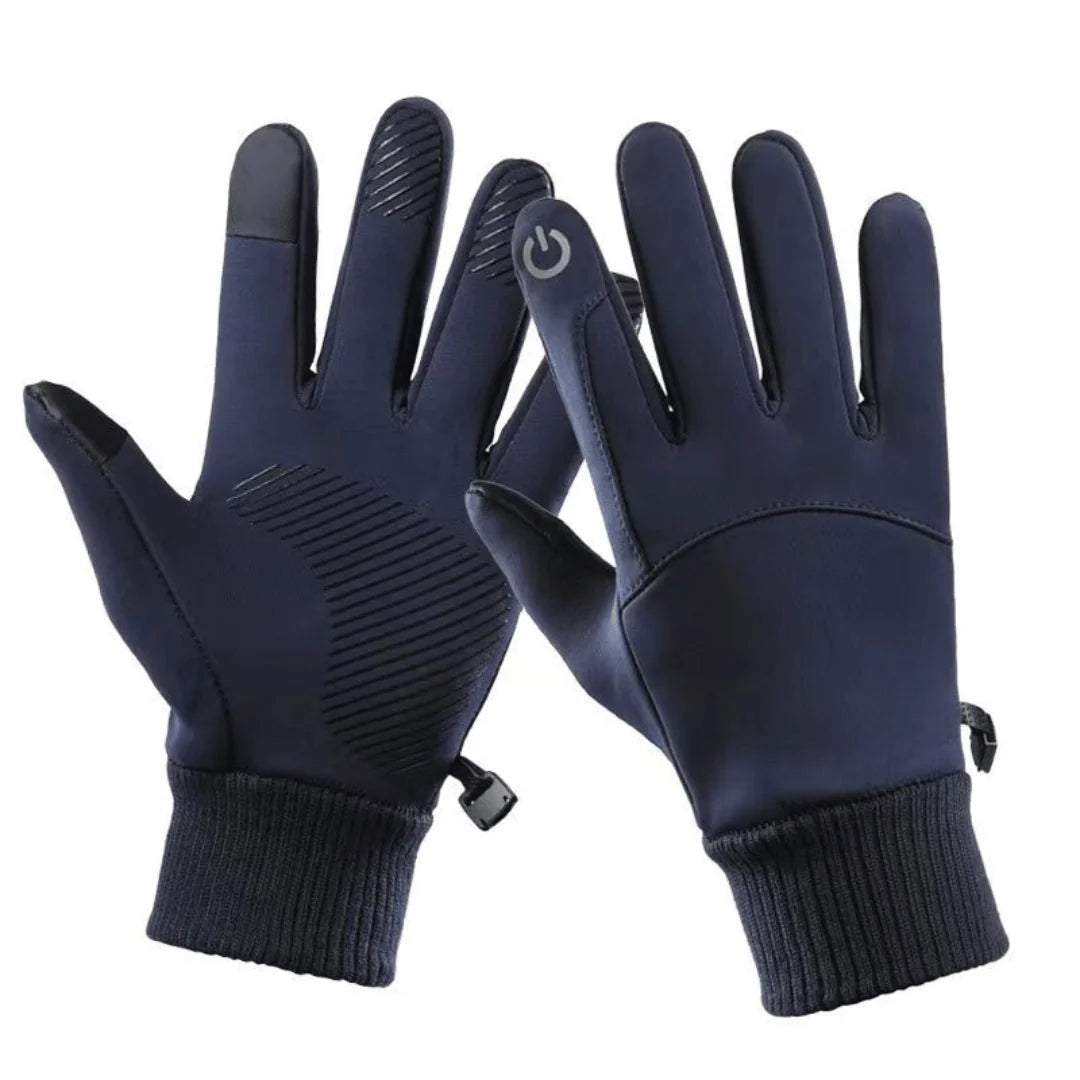 Winter Gloves Touchscreen Fleece-Lined Windproof Water-Repellent