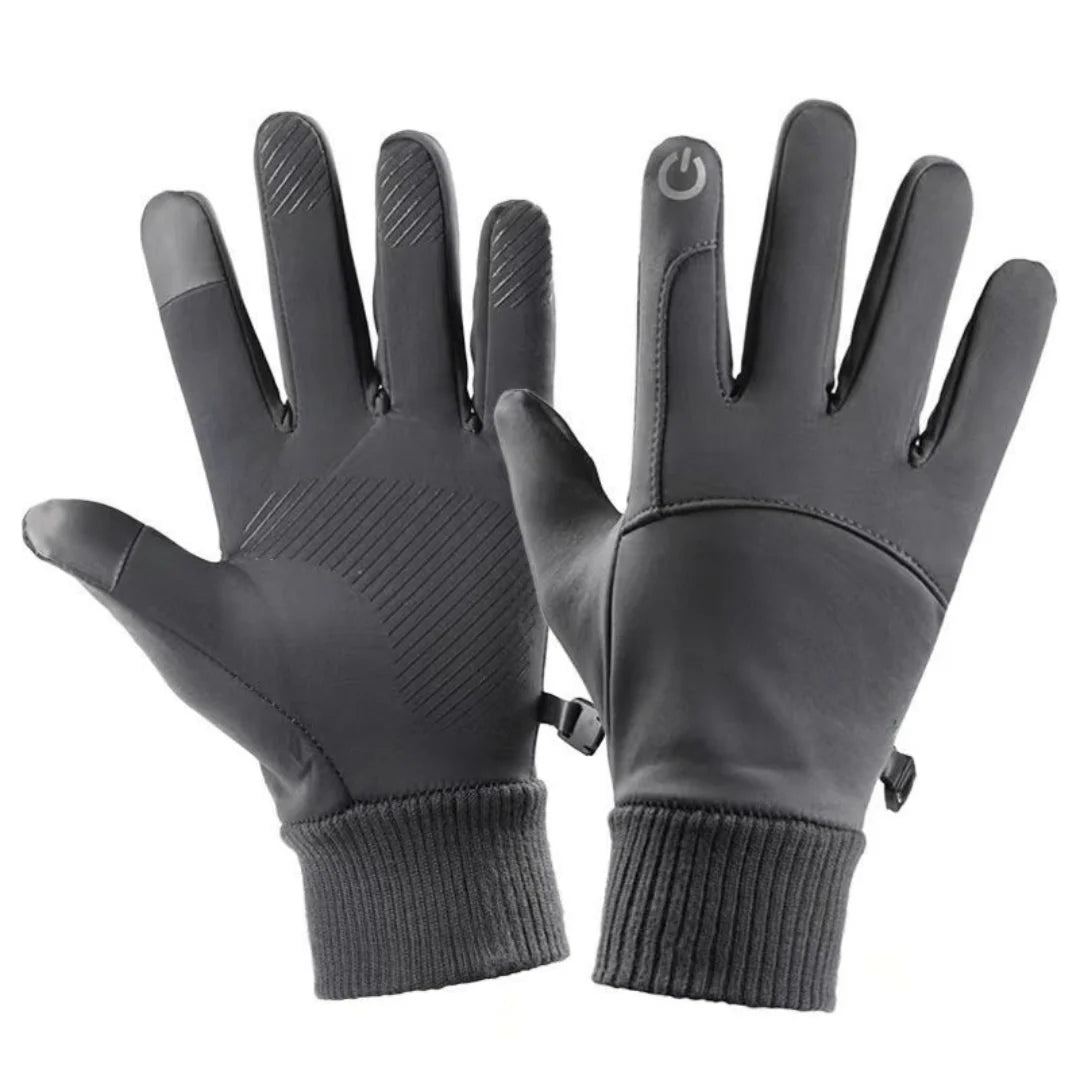 Winter Gloves Touchscreen Fleece-Lined Windproof Water-Repellent