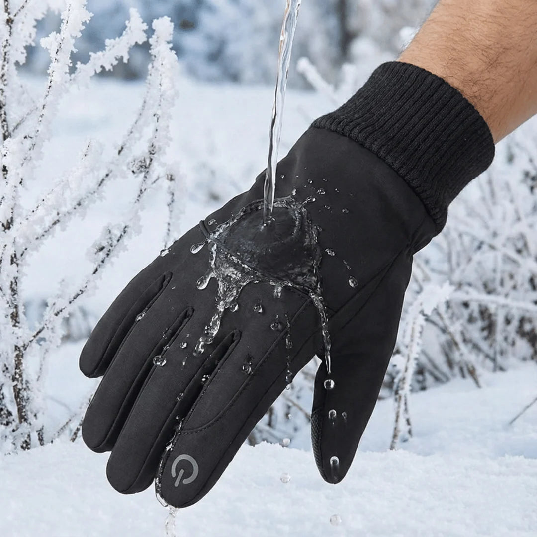 Winter Gloves Touchscreen Fleece-Lined Windproof Water-Repellent
